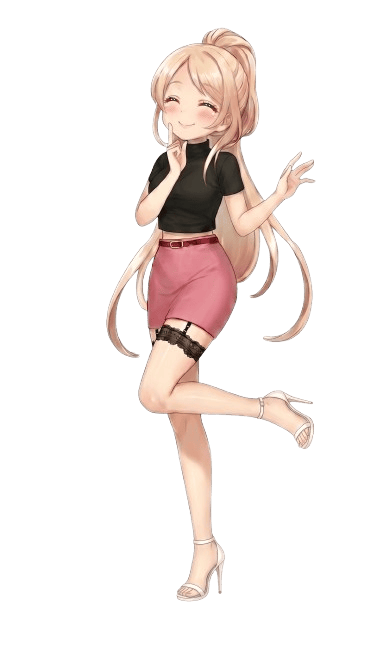 同人誌セール作品を紹介するキャラクターマリナ